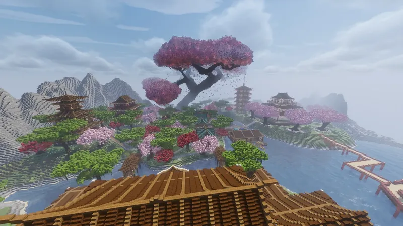Cobblemon Conquest, een Minecraft-gameplatform met Japans thema